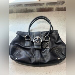Coach vintage buckle satchel